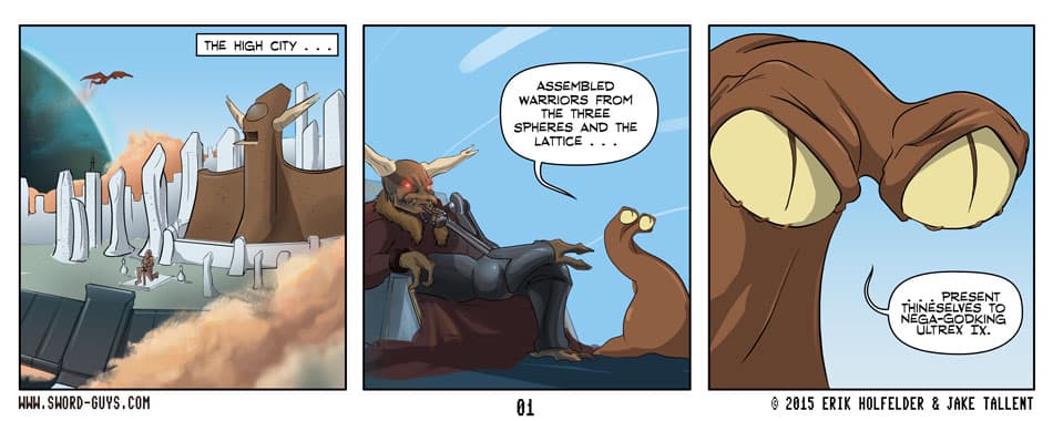 Sword Guys comic 1